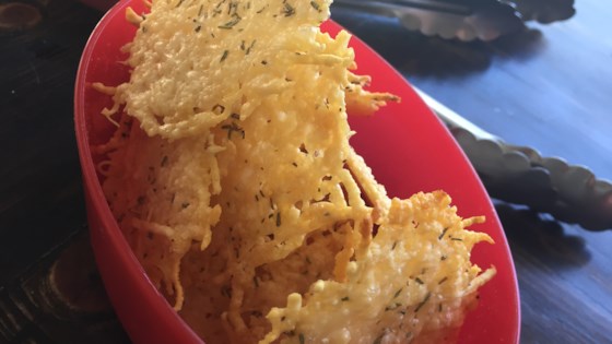 Rosemary Garlic Parmesan Crisps