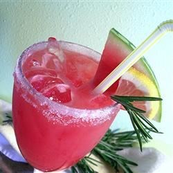 rosemary-nfused watermelon lemonade