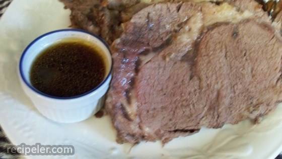 Rubbed Prime Rib with Chili and Mustard