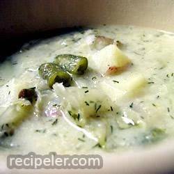 Russian Green Bean and Potato Soup