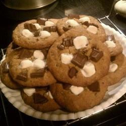 S'mores Cookies With Graham Crackers