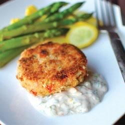 salmon cakes by melt® buttery spread