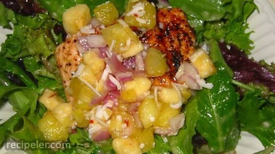 Salmon With Fruit Salsa by Jean Carper