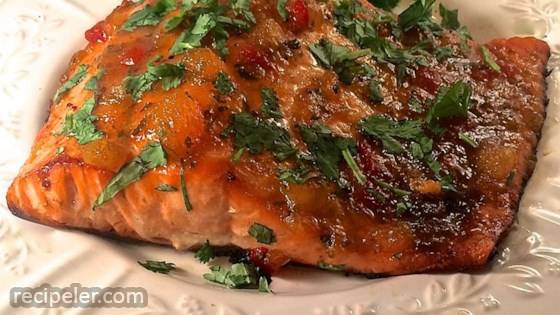 Salmon with Mango and Lime