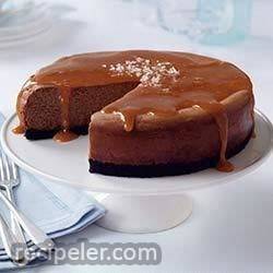 Salted Caramel Chocolate Cheesecake