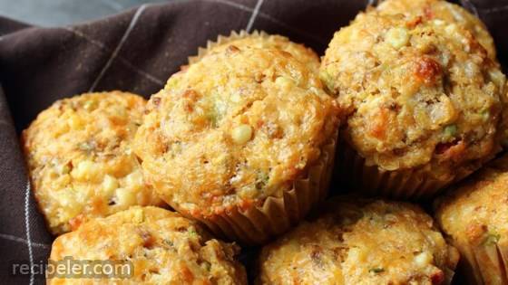 Sausage and Sweet Corn Muffins
