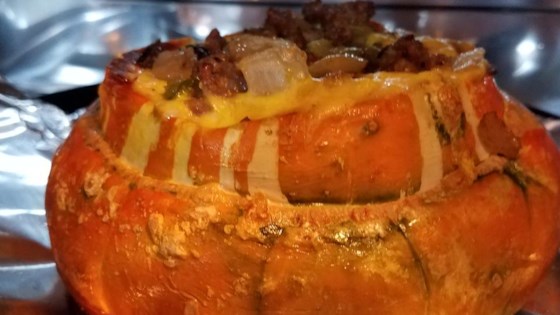 Sausage-stuffed Turban Squash