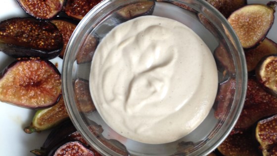 sauteed figs with cashew creme