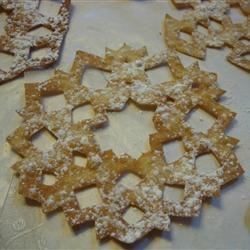 scandinavian snowflake cookies