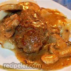 Scrumptious Salisbury Steak in Mushroom Gravy