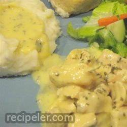 Secret Recipe Chicken Fricassee