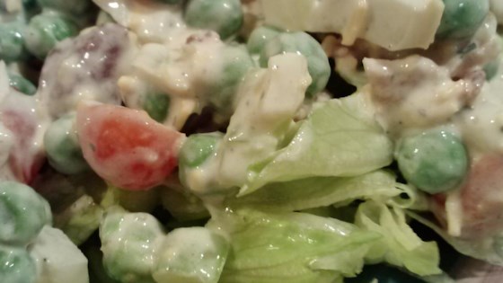 seven layer mixed up salad