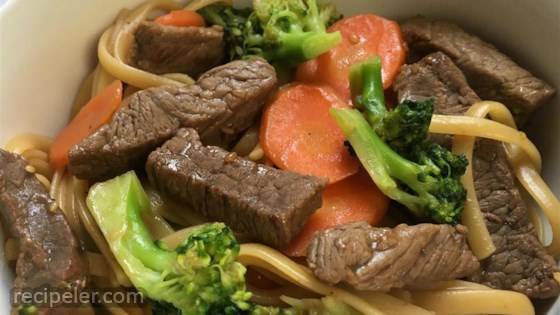 Shortcut Beef Noodle Bowl