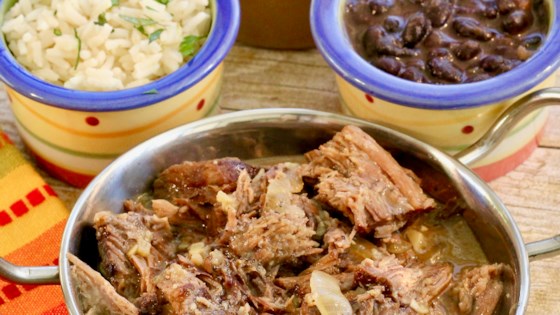 Shredded Slow Cooker Cuban Beef