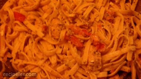 Shrimp and Feta with Pasta