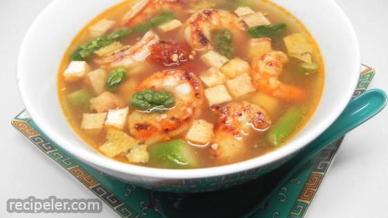 Shrimp and Tofu Soup