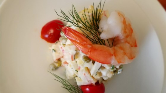 Simple Crab And Shrimp Salad