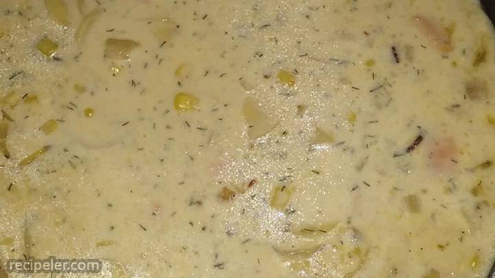 Simple Salmon Chowder