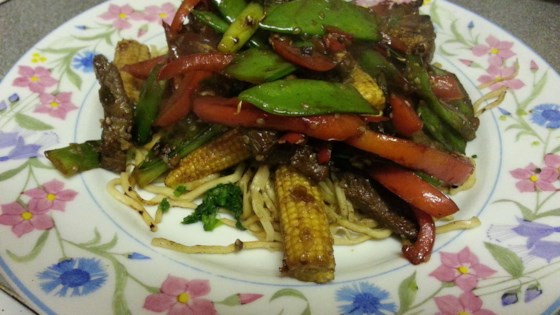 Singapore Beef Stir-fry