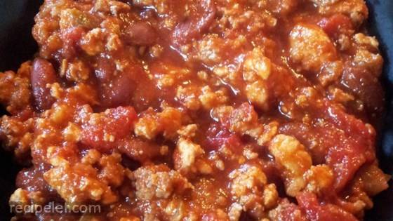 Slow Cooker Chicken And Sausage Chili