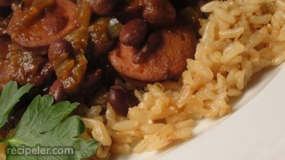 Slow Cooker Creole Black Beans And Sausage