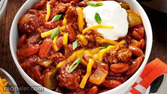 Slow Cooker Game Day Chili