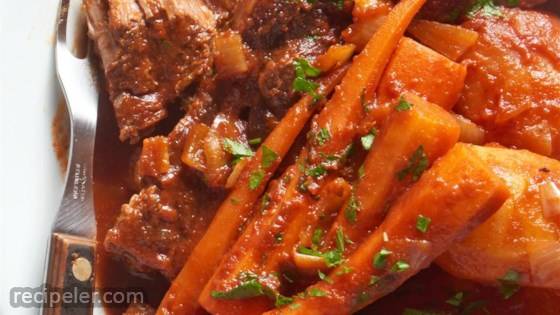 Slow Cooker Sweet-and-sour Pot Roast