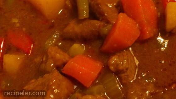 Slow Cooker talian Beef Stew