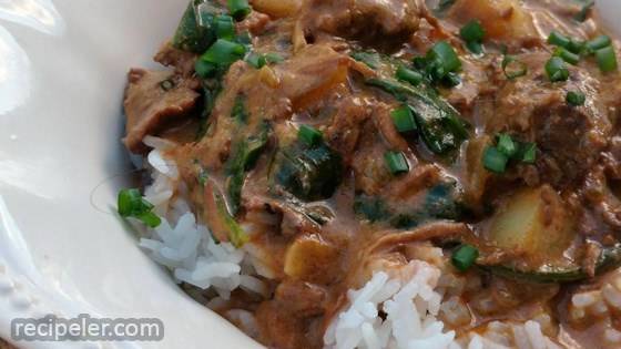 Slow Cooker Thai Curried Beef
