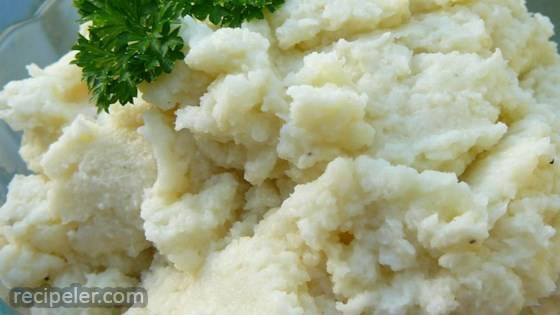 Smashed Cauliflower Side Dish