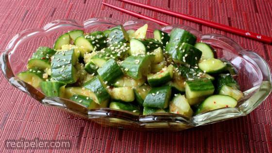 Smashed Cucumber Salad