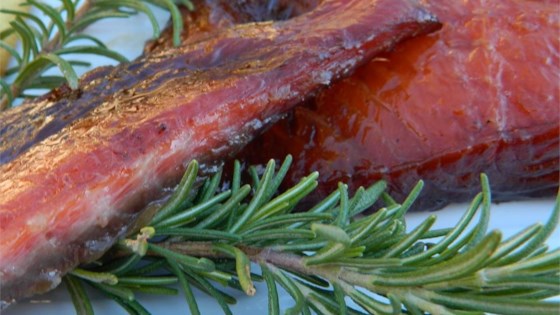 smoked steelhead trout (salmon)