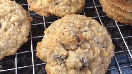 soft oatmeal coconut chocolate chip cookies