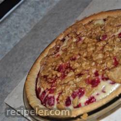 Sour Cream Raspberry Pie