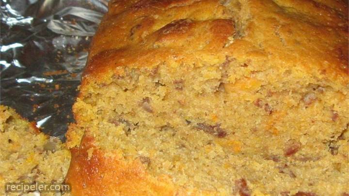 southern sweet potato bread with pecans