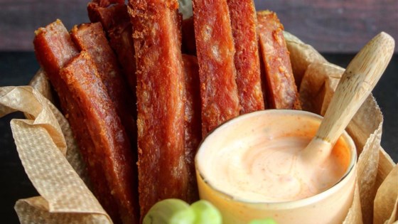 Spam&#174; Fries With Spicy Garlic Sriracha Dipping Sauce