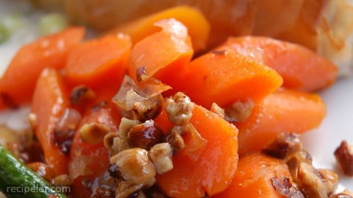 Spectacular Marsala Glazed Carrots With Hazelnuts