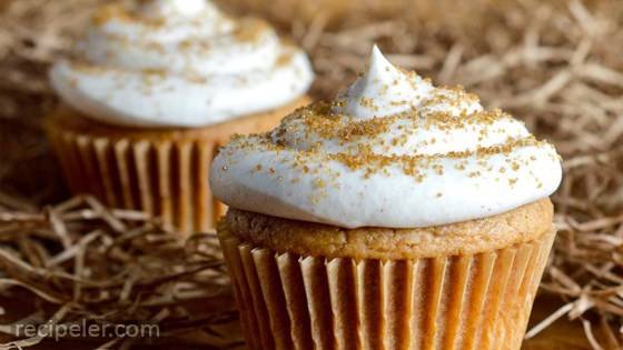 Spiced Cupcakes with Cinnamon Cream Cheese Frosting