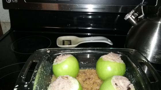 spiced pirate baked apples