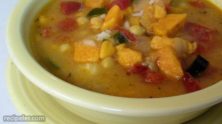 spicy african yam soup