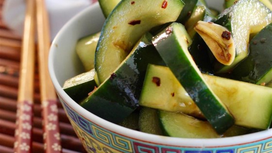 Spicy Asian Cucumbers