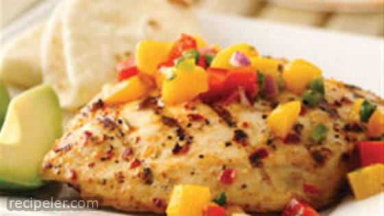 Spicy Grilled Chicken with Mango Salsa