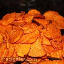 Spicy Sweet Potato Chips