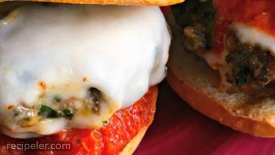 Spicy talian Sausage Blended Burger