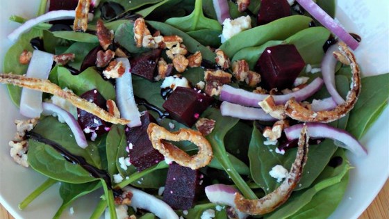 spinach and beet salad