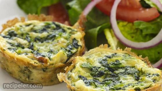 Spinach and Spaghetti Squash Quiche