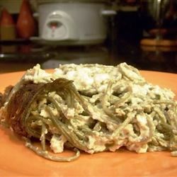 spinach noodle casserole