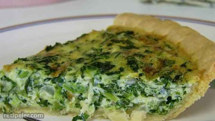 spinach quiche with kid appeal