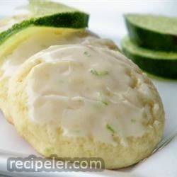 spring lime tea cookies