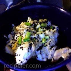 steamed fish with ginger